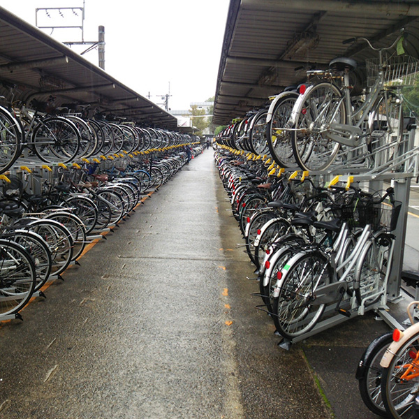 Fahrradspeicher für schmale Räume