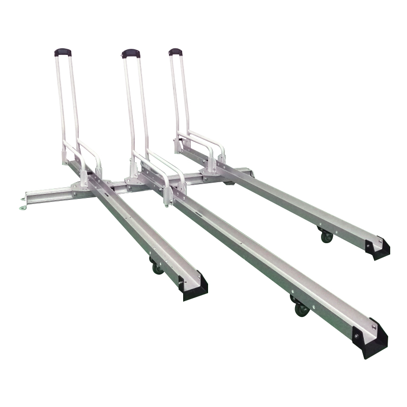 Ist ein einfach zu bedienender, horizontal verschiebbarer Fahrradträger, die ultimative platzsparende Lösung für die moderne Fahrradaufbewahrung